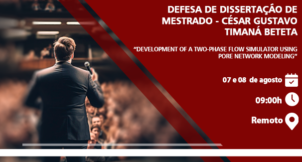Defesa de Dissertação de Mestrado - César Gustavo Timaná Beteta