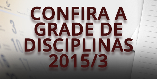 grade de diciplinas